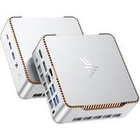 NiPoGi P2 Mini PC AMD Ryzen 4300U (4C/4T,up to 3.7GHz) Mini PC Windows 11 Pro 16GB RAM+512GB SSD Mini Computer Desktop Mini Computer 4K Triple Display