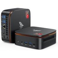 NiPoGi Hyper H1 Mini PC AMD Ryzen7 6800(8C/16T,Max to 4.7GHz), Mini Computer Windows11 Pro 32GB LPDDR5 512GB M.2SSD 4800MHz , Gaming PC 4K 60Hz Triple