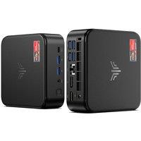 NiPoGi E3B Mini PC AMD Ryzen 7 7735HS(up to 4.75GHz 8C/16T) Mini Computer 24GB LPDDR5 1TB SSD Mini PC Windows 11 Pro Radeon 680M Graphics/4K Triple Di