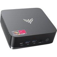 NiPoGi AM16 Mini PC Windows 11 Pro AMD Ryzen 5 PRO 5675U(eats 5500U/5600U,6C/12T,Max 4.3GHz),Mini Computer 16GB Dual Channel RAM+512GB SSD,Triple Di