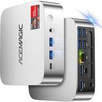 ACEMAGICIAN Kron K1 Smallest Mini PC Windows 11 Pro,AMD Ryzen 4300U (up to 3.7 GHz), 16GB RAM/512GB M.2 SSD, Mini Office Desktop PC, Support 4K@60Hz D
