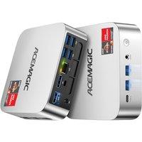 ACEMAGIC 3300U Vista Mini PC V1, AMD Ryzen 3 3300U(Beat N100, up to 3.7GHz), 16GB DDR4 RAM 500 SSD Mini Computers, Windows 11 Pro Desktop 4K Dual Disp