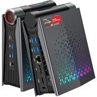 ACEMAGICIAN S3A Mini PC, AMD Ryzen 7 8745HS(8C/16T, up to 4.9GHz), 32GB DDR5 RAM 1TB PCle4.0 SSD, Mini Computer Support 8K@60z,HDMI+DP+Type C Tirple D