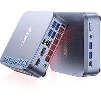 ACEMAGIC M5 Mini PC Core i9-14900HX(24C/32T, up to 5.8GHz), 32GB DDR4 1TB NVMe PCIe4.0 SSD Mini Computers, Windows 11Pro BT5.2 WiFi6 HDMI Desktop, Sup
