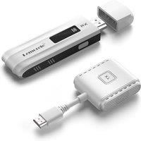 Lemorele Wireless HDMI Transmitter and Receiver - 1080P@60Hz, 50M Range, 2.4G&5G Ultra Low Latency - Supports 8 TXs to 1 RX for Laptop & PCs to HDTVs/