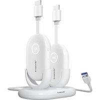 Lemorele HDMI Wireless Transmitter and Receiver with 2000mAh Battery Supports 8 TXs to 1 RX for Streaming File, Video from Laptop, PC, Camera to HDTV,