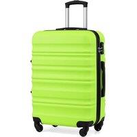 COOLIFE Medium Suitcase 24 Inch, Durable Hardshell Luggage with YKK Zipper & TSA Lock, Scratch-Resistant Pattern, 4 Spinner Wheels, Lightweight Travel