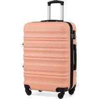 COOLIFE Medium Suitcase 24 Inch, Durable Hardshell Luggage with YKK Zipper & TSA Lock, Scratch-Resistant Pattern, 4 Spinner Wheels, Lightweight Travel