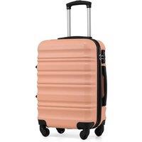 COOLIFE Carry On Suitcase 20 Inch, Durable ABS+PC Hardshell Travel Luggage with TSA Lock & 4 Spinner Wheels, Cabin Bag for Weekend Getaway Business Tr