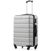 COOLIFE 28 Inch Large Suitcase for Checked Luggage, Business Trip, ABS+PC, Lightweight Hard Shell Luggage with 360Rubber Spinner Wheels, YKK Zipper,