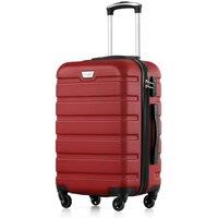 COOLIFE 20 Inch Carry On Suitcase for EasyJet, ABS+PC, Hardshell, Lightweight Durable Travel Cabin Luggage with 360Rubber Spinner Wheels, YKK Zipper