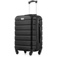 COOLIFE 20 Inch Carry On Suitcase for EasyJet, ABS+PC, Hardshell, Lightweight Durable Travel Cabin Luggage with 360Rubber Spinner Wheels, YKK Zipper