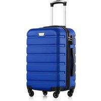 COOLIFE 20 Inch Carry On Suitcase for EasyJet, ABS+PC, Hardshell, Lightweight Durable Travel Cabin Luggage with 360Rubber Spinner Wheels, YKK Zipper