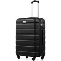 COOLIFE 28 Inch Large Suitcase for Checked Luggage, Business Trip, ABS+PC, Lightweight Hard Shell Luggage with 360Rubber Spinner Wheels, YKK Zipper,