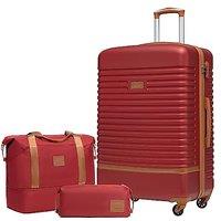 COOLIFE Suitcase Set 3PC - 28" Lightweight ABS Hard Shell Luggage + Travel Bag Large Suitcase with 360 Wheels, TSA Locks for Family Travel, Cruis