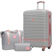 COOLIFE Suitcase Set 3PC - 28" Lightweight ABS Hard Shell Luggage + Travel Bag Large Suitcase with 360 Wheels, TSA Locks for Family Travel, Cruis