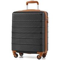 COOLIFE Cabin Suitcase, 554020cm Cabin Luggage for Ryanair & Easyjet Hand Luggage with 4x360 Spinner Wheels, Adjustable Telescopic Handle & TSA