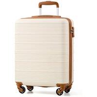 COOLIFE Cabin Suitcase, 554020cm Cabin Luggage for Ryanair & Easyjet Hand Luggage with 4x360 Spinner Wheels, Adjustable Telescopic Handle & TSA