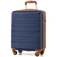 COOLIFE Cabin Suitcase, 554020cm Cabin Luggage for Ryanair & Easyjet Hand Luggage with 4x360 Spinner Wheels, Adjustable Telescopic Handle & TSA