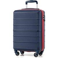 COOLIFE Cabin Suitcase, 553520cm Cabin Luggage for Ryanair & Easyjet Hand Luggage with 4x360 Spinner Wheels, Adjustable Telescopic Handle & TSA