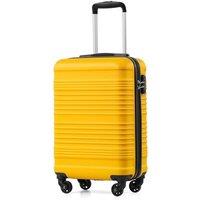 COOLIFE 553520 Cabin Suitcase, Ryanair Cabin Bag with ABS Hard Shell, Lightweight Carry On Suitcase Included TSA Lock & 4 Spinner Wheels,Suitable