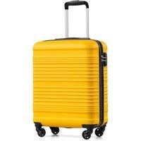 COOLIFE Cabin Suitcase, 55x40x20cm Cabin Luggage with ABS Hard Shell, Lightweight Carry On Suitcase Included TSA Lock & 4 Wheels, Suitable for Ryanair