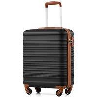 COOLIFE Cabin Suitcase, 55x40x20cm Cabin Luggage with ABS Hard Shell, Lightweight Carry On Suitcase Included TSA Lock & 4 Wheels, Suitable for Ryanair