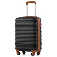 COOLIFE 553520 Cabin Suitcase, Ryanair Cabin Bag with ABS Hard Shell, Lightweight Carry On Suitcase Included TSA Lock & 4 Spinner Wheels,Suitable