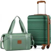 COOLIFE 553520 Cabin Suitcase and Ryanair Bag 40x20x25-20L Set, Ryanair Cabin Bag with ABS Hard Shell, Lightweight Carry On Suitcase Included TSA