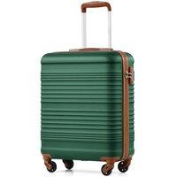 COOLIFE Cabin Suitcase, 55x40x20cm Cabin Luggage with ABS Hard Shell, Lightweight Carry On Suitcase Included TSA Lock & 4 Wheels, Suitable for Ryanair