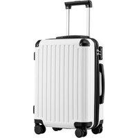 COOLIFE 20 Inch Carry On Suitcase  Hardshell Cabin Suitcase, Lightweight ABS+PC Luggage with 360 Silent Wheels & TSA Lock, Telescopic Handle for