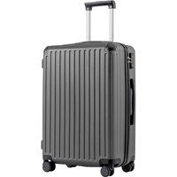 COOLIFE 24 Inch Medium Suitcase  Hardshell Trolley Lightweight ABS+PC Luggage with 360 Silent Wheels & TSA Lock, Telescopic Handle for Studying A