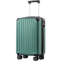 COOLIFE Cabin Suitcase 55X35X20cm for Ryanair & EasyJet, ABS Hard Shell Lightweight, 4 Dual-Spinners Wheels & TSA Lock - for Europe, Business, Study A