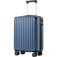 COOLIFE Cabin Suitcase 55X40X20cm for Ryanair & EasyJet, ABS Hard Shell Lightweight, 4 Dual-Spinners Wheels & TSA Lock - for Europe, Business, Study A