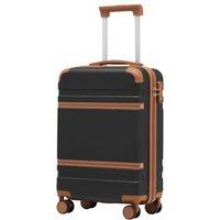COOLIFE Cabin Suitcase 553520cm for Ryanair Airlines Carry on Cabin Luggage Hard Shell Suitcase Lightweight with TSA Lock and 4 Dual-Spinners Whee