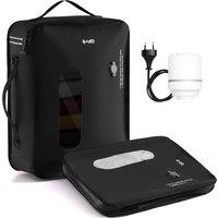 COOLIFE Vacuum Bags for Travel with Pump, TPU Vacuum Storage Bags Reusable Vacuum Compression Bags for Carry-on Baggage, Home Storage and Moving- Spac