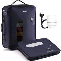 COOLIFE Vacuum Bags for Travel with Pump, TPU Vacuum Storage Bags Reusable Vacuum Compression Bags for Carry-on Baggage, Home Storage and Moving- Spac