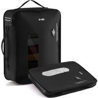 COOLIFE Vacuum Bags for Travel, TPU Vacuum Storage Bags Reusable Vacuum Compression Bags for Carry-on Baggage, Home Storage and Moving- Space Saver Va