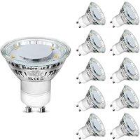 Lepro GU10 LED Bulbs, Warm White 2700K, 4W 325lm, 50W Halogen Spotlight Equivalent, Energy Saving GU10 LED Light Bulbs, 100 Wide Beam, Non-dimmable,