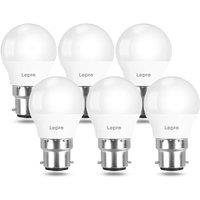 Lepro Bayonet Light Bulbs, 40W Equivalent, Warm White 2700K, 4.9W 470lm B22 LED Bulb, G45 Golf Ball Energy Saving Lightbulbs, 180 Wide Beam, Non-dim