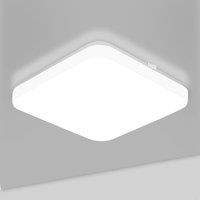 Lepro Ceiling Lights 24W, 2400lm Super Bright Square LED Ceiling Light, Daylight White 5000K, IP44 Waterproof Bathroom Light, for Office, Living Room,