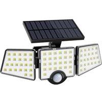 Lepro Solar Security Lights, 1200LM Solar Floodlights Motion Sensor with 360 Degree 3 Adjustable Heads, IP65 Waterproof, Wide Lighting Angle Solar Lig