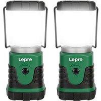 Lepro Camping Lantern Battery Powered, Portable Small Camping Tent Lights AA Battery Operated, Dimmable Warm White to Daylight Modes, Battery Lanterns