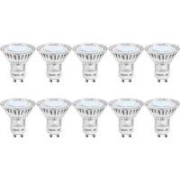 Lepro GU10 LED Bulbs, Warm White 2700K LED Light Bulbs, 35W Halogen Spotlight Equivalent, 3W Energy Saving GU10 Bulbs, 250lm, 100 Beam Angle, Non Di