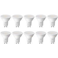 Lepro GU10 LED Bulbs, Warm White 2700K, 4.5W 345lm, 50W Halogen Spotlight Bulb Equivalent, Energy Saving GU10 LED Light Bulbs, 100 Wide Beam, Non-di