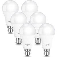 Lepro Bayonet Light Bulbs 100W Equivalent, Cool White 6500K, 13W 1520lm Super Bright Daylight B22 LED Bulbs, BC GLS Energy Saving, Non-dimmable, Pack