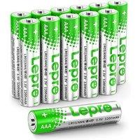 Lepro AAA Alkaline Batteries 12 Pack, 1200mAh Triple A Battery with Anti-Leakage Technology, High Capacity, Long Lasting Power, 1.5 Volt LR03 MN2400 A