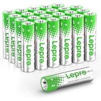 Lepro AA Batteries 24 Pack, 1.5 Volt Alkaline Double AA Battery with High Capacity, Anti-Leakage, Long Lasting Power, 2800mAh LR06 MN1500 Batteries AA
