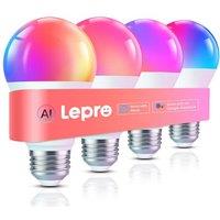 Lepro AI Smart Bulb E27, Music Sync WiFi Bulb, Voice Control Smart Screw Bulb, Colour Changing Light Bulbs, Work with Alexa & Google Assistant, Person