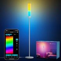 Lepro O1 AI Floor Lamp, Smart Standing Lamp with Music Sync, 2300 Lumen Corner Floor lamp for Living Room, Bedroom, RGB+CCT, Personalized AI Lighting
